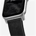 Nomad kožený remienok pre Apple Watch 42/44 mm - Modern Black/Silver Hardware NM1A41SM00