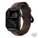 Nomad kožený remienok pre Apple Watch 42/44 mm - Traditional Brown/Black Hardware NM1A4RBT00