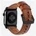 Nomad kožený remienok pre Apple Watch 42/44 mm - Traditional Brown/Black Hardware NM1A4RBT00