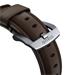 Nomad kožený remienok pre Apple Watch 42/44 mm - Traditional Brown/Silver Hardware NM1A4RST00