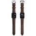 Nomad kožený remienok pre Apple Watch 42/44 mm - Traditional Brown/Silver Hardware NM1A4RST00