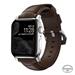 Nomad kožený remienok pre Apple Watch 42/44 mm - Traditional Brown/Silver Hardware NM1A4RST00