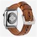 Nomad kožený remienok pre Apple Watch 42/44 mm - Traditional Brown/Silver Hardware NM1A4RST00