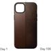 Nomad kryt Modern Leather Case Magsafe pre iPhone 14 Plus - Brown NM01280385