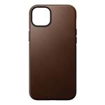 Nomad kryt Modern Leather Case Magsafe pre iPhone 14 Plus - Brown NM01280385