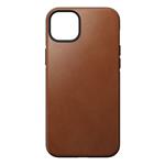 Nomad kryt Modern Leather Case Magsafe pre iPhone 14 Plus - English Tan NM01278085