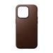 Nomad kryt Modern Leather Case Magsafe pre iPhone 14 Pro - Brown NM01240785