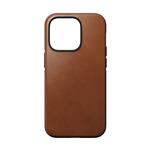 Nomad kryt Modern Leather Case Magsafe pre iPhone 14 Pro - English Tan NM01264385