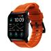 Nomad remienok Rugged Strap pre Apple Watch 44/45/49mm - Ultra Orange/Black Hardware NM01217985