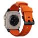 Nomad remienok Rugged Strap pre Apple Watch 44/45/49mm - Ultra Orange/Black Hardware NM01217985