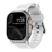 Nomad remienok Rugged Strap pre Apple Watch 44/45/49mm - White/Silver Hardware NM01572585