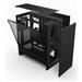 NZXT case H5 Flow / 2x120 mm fan / mesh / Black CC-H52FB-01