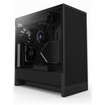 NZXT case H5 Flow / 2x120 mm fan / mesh / Black CC-H52FB-01