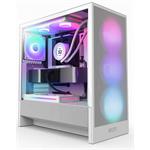 NZXT case H5 Flow RGB / 360 mm RGB core fan / mesh / White CC-H52FW-R1