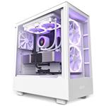 NZXT skříň H5 Elite edition / 3x120 mm (2xRGB) fan / USB 3.0 / USB-C 3.1 / průhledná bočnice i přední panel CC-H51EW-01