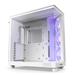 NZXT skříň H6 Flow RGB dvoukomorová / MidT / 3x120mm RGB fan / 2xUSB 3.2 / USB-C / prosklená / bílá CC-H61FW-R1