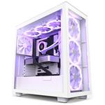 NZXT skříň H7 Elite Edition / ATX / 4x 140mm (3x RGB) fan / USB-C / 2x USB/ proskl. bočnice / proskl. panel CM-H71EW-02