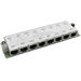 OEM POE Patch panel/ UTP cat.5e/ 8-portový/ pasivní POE POE-PAN8