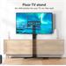 ONKRON TV stojan pre 26"- 65" obrazovky do 35 kg,VESA 100x100 - 400x400 čierny TS1140-B