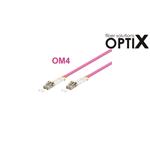 OPTIX LC-LC Optický patch cord 50/125 2m OM4 duplex 0931