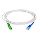 OPTIX SC/APC-SC/UPC FLEXI optický patch cord G.657B3 LSOH 2mm 7m bílý simplex 06235