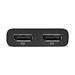 OWC Thunderbolt Dual DisplayPort Adapter Up to 8K - Black OW-TB3ADP2DPT