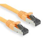 OXnet patch kábel Cat6A, S/FTP (PiMF), LSOH - 0,25m, žltý PKOX-SF6A-002-YL