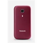 Panasonic KX-TU400EXR mobilní telefon pro seniory - barevný displej 2,4", fotoaparát, véčko, červený