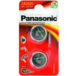 PANASONIC Mincové (knoflíkové) baterie - lithiové CR-2025EL/2B 3V 2ks