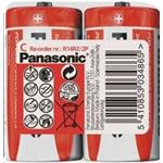 PANASONIC Zinkouhlíkové baterie Red Zinc R14RZ/2P C 1,5V (shrink 2ks)