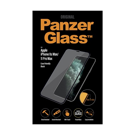 PanzerGlass Case Friendly - Ochrana obrazovky - 6.5" - černá, křišťálově čistá - pro Apple iPhone 1 2666