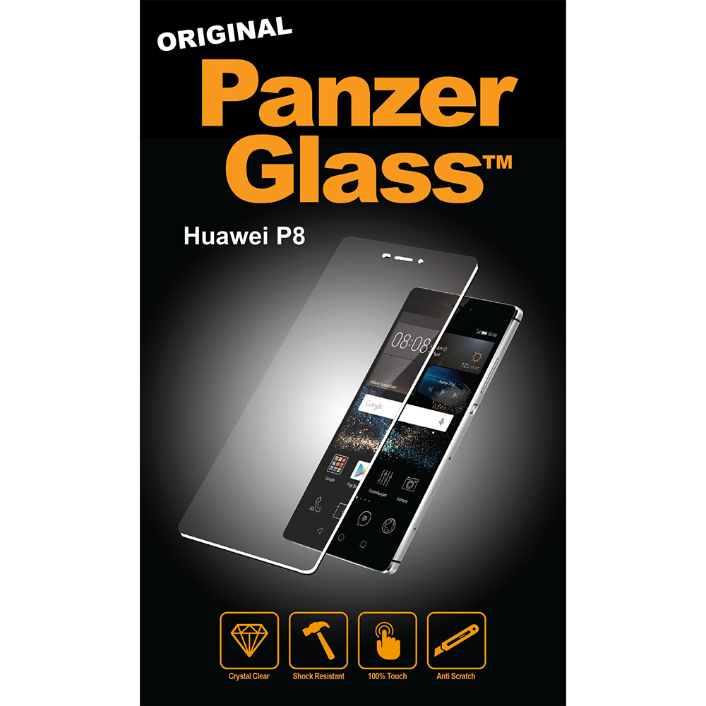 PanzerGlass - Tvrdené sklo pre Huawei P8, číra 1125