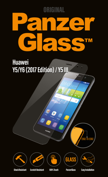 PanzerGlass - Tvrdené sklo pre Huawei Y5/Y6 2017/Y5 III, číra 5278