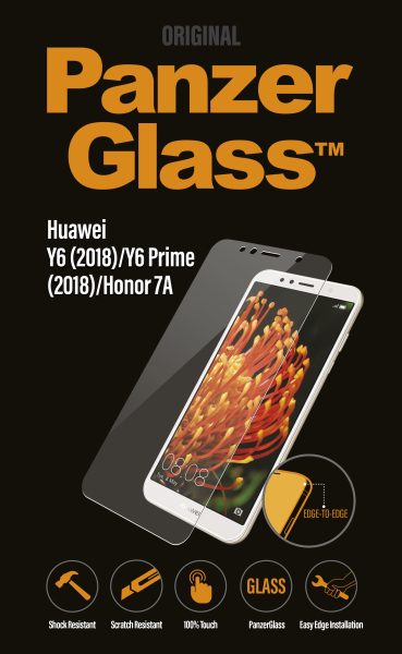 PanzerGlass - Tvrdené sklo pre Huawei Y6 2018/Y6 Prime 2018/Honor 7A, číra 5306