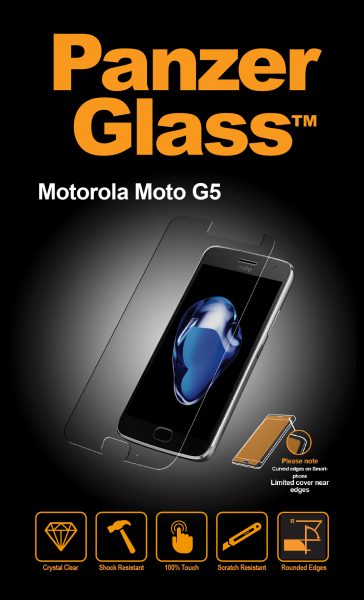 PanzerGlass - Tvrdené sklo pre Motorola Moto G5, číra 6506