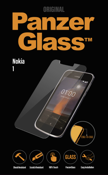 PanzerGlass - Tvrdené sklo pre Nokia 1, číra 6763