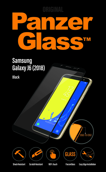 PanzerGlass - Tvrdené sklo pre Samsung Galaxy J6 (2018), čierna 7158