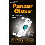 PanzerGlass - Tvrdené sklo PREMIUM pre iPhone 8/7/6S/6, biela 2616