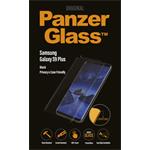 PanzerGlass - Tvrdené sklo Privacy, Case Friendly pre Samsung Galaxy S9 Plus, čierna P7143