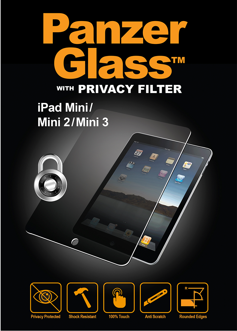 PanzerGlass - Tvrdené sklo Privacy pre iPad Mini/Mini 2/Mini 3 P1050