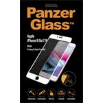 PanzerGlass - Tvrdené sklo Privacy pre iPhone 8/7/6S/6, biela P2620