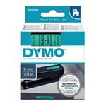 páska DYMO 40919 D1 Black On Green Tape (9mm) S0720740