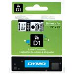 páska DYMO 43610 D1 Black On Transparent Tape (6mm) S0720770