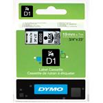 páska DYMO 45800 D1 Black On Transparent Tape (19mm) S0720820