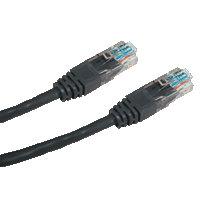 Patch cord UTP Cat 6 3m černý