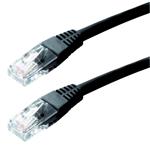 Patch cord UTP CAT6 0,25m černý