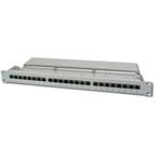 Patch panel STP cat6 24p. 1U, šedý 4016032241614