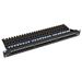 Patch panel UTP cat.5e 24p. (horní zářez - "KRONE") - black 505046