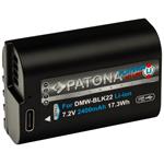 PATONA baterie pro digitální kameru Panasonic DMW-BLK22 2400mAh Li-Ion Platinum USB-C nabíjení PT1401