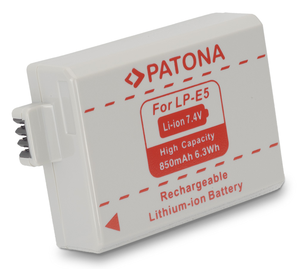 PATONA baterie pro foto Canon LP-E5 850mAh PT1012